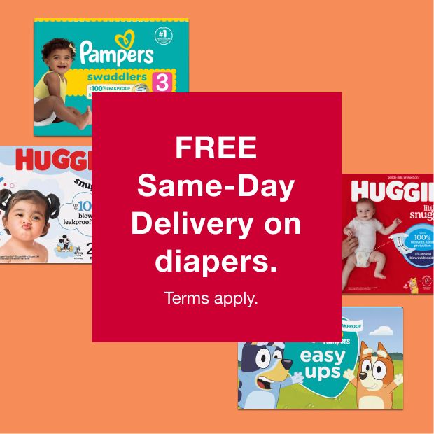 FREE Same-Day Delivery on diapers. Terms apply.