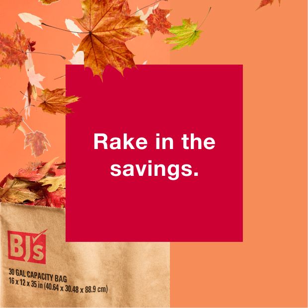 Rake in the savings.