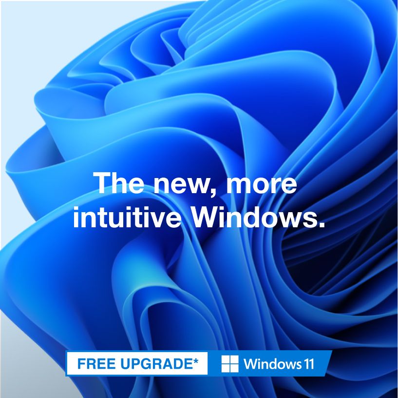 Get a fresh perspective. The new, more intuitive Windows.