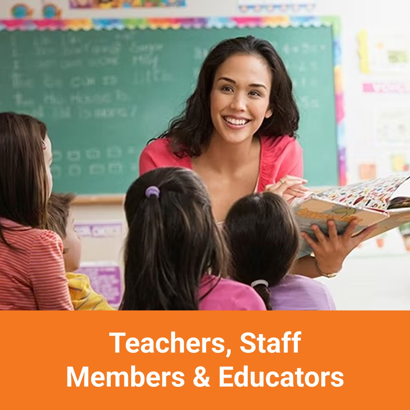 Special discount for teachers, educators, and staff who work hard to shape the community.