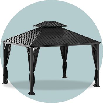 Picture: Pergola on a white background