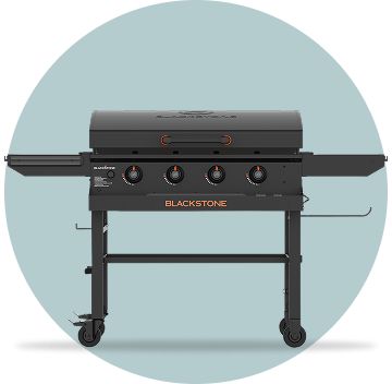 Picture: Blackstone grill on a white background