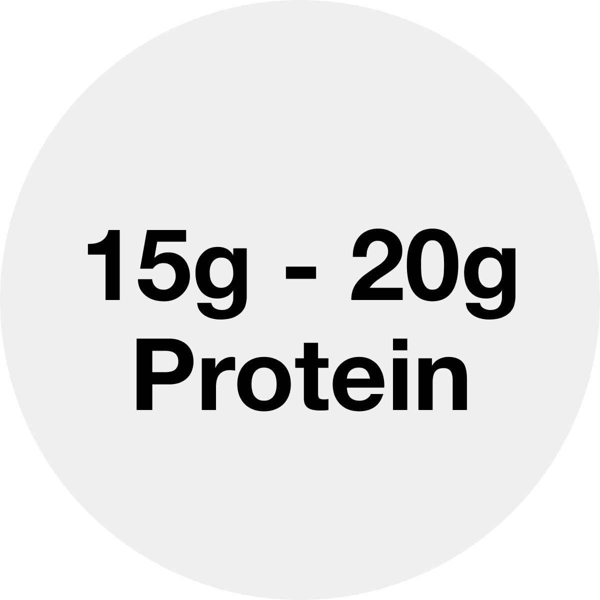 15g - 20g Protein