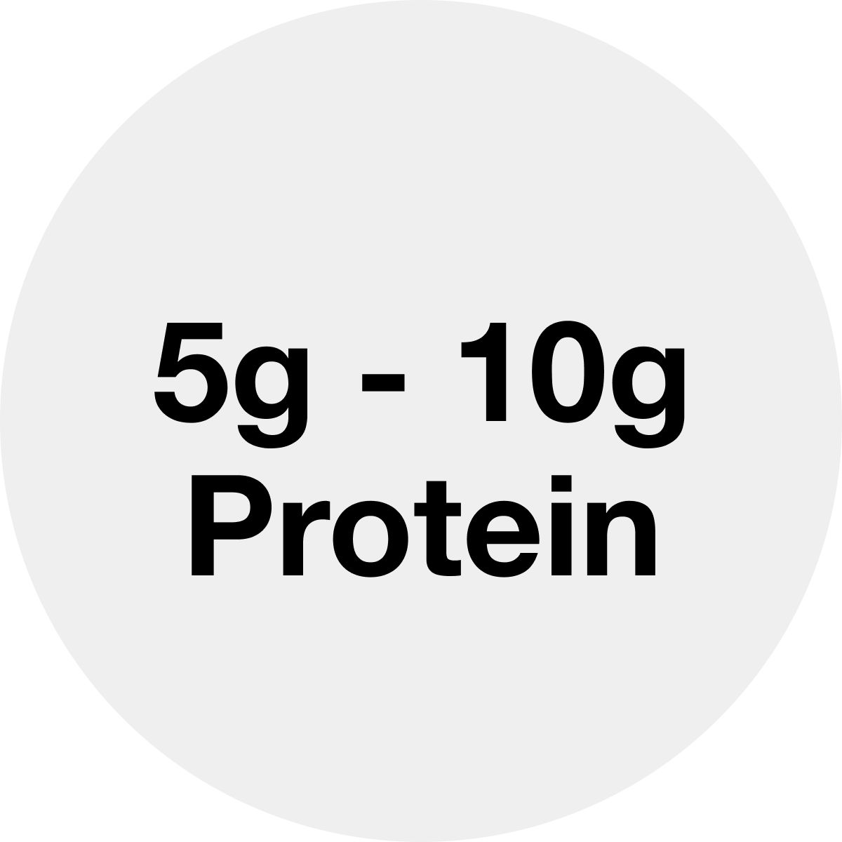 5g - 10g Protein