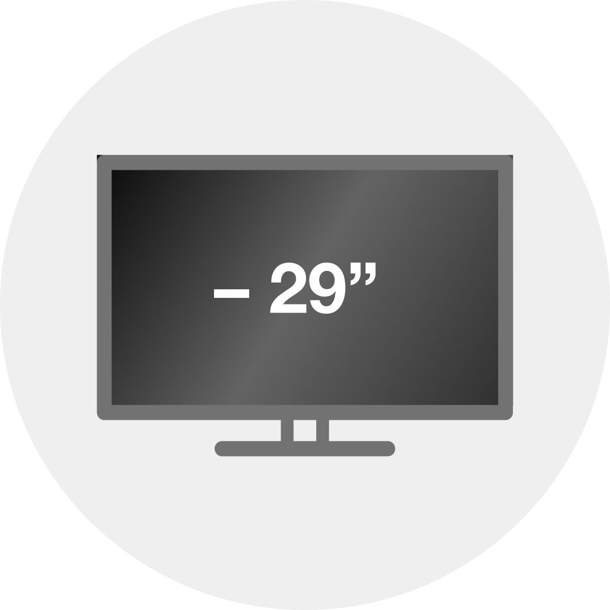 29" & Below